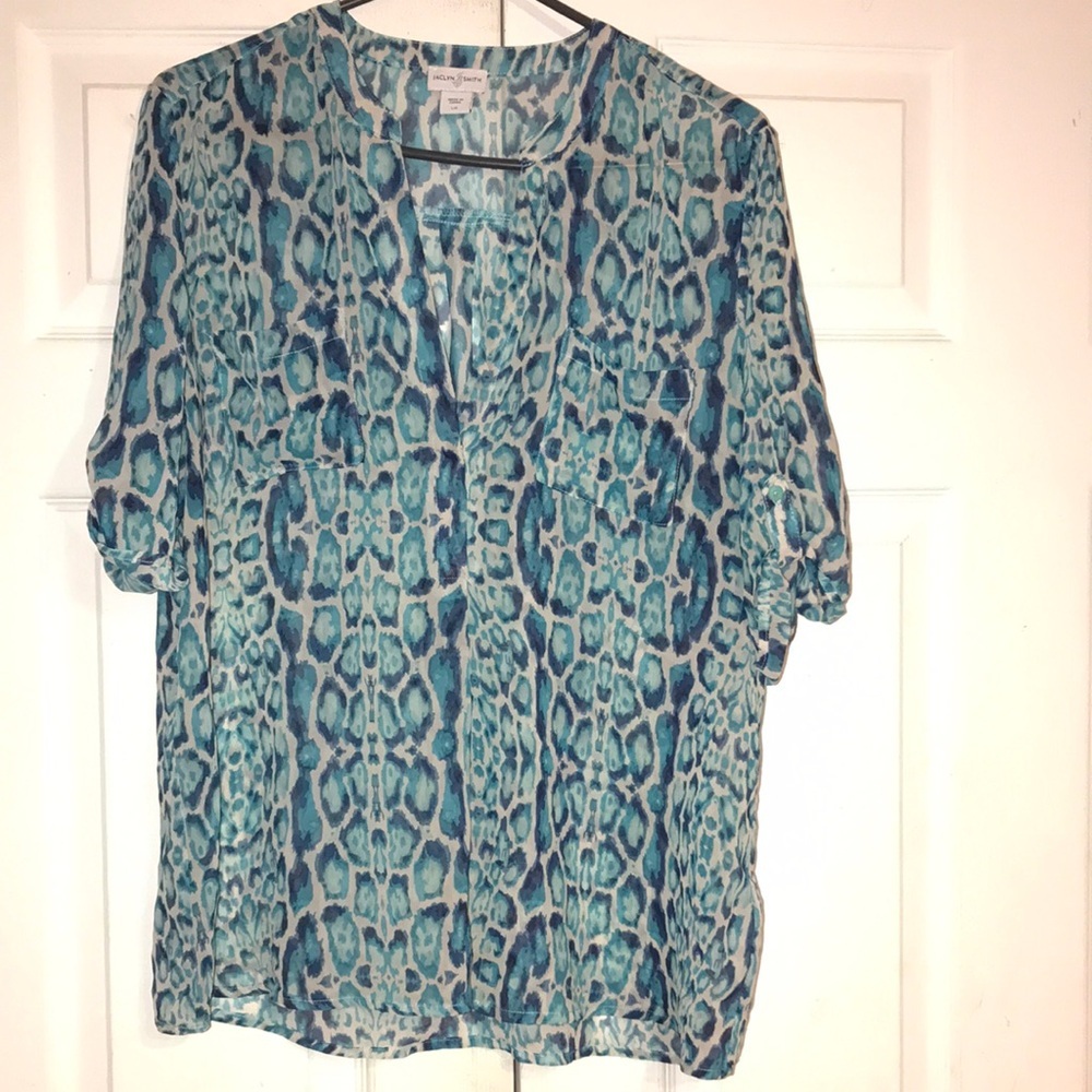 Women’s Jaclyn Smith Animal Print Blouse